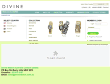 Tablet Screenshot of divinewatch.com
